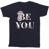Disney Girls Dumbo Be You Cotton T-Shirt (Navy Blue)