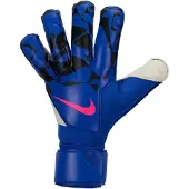 Nike Målvaktshandske Grip 3 Attack - Blå/Svart/Pink Blast - Gräs (FG), storlek 6