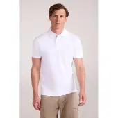 Mountain Warehouse Mens Hasst II Organic - Polotröja (Vit)