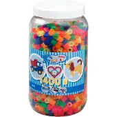 Hama Maxi Pärlor - 1400 st. - Neon Mix - - One Size - Pärlor