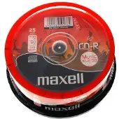 Maxell CD-R 700MB, 52X, CD-R, 120 mm, 700 MB, 25 styck