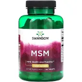 Swanson Health MSM, 1500 mg, 120 tabletter