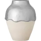 Bloomingville Silvio vas, silver, stengods