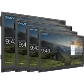 Avocor - 75 Diagonal klass E Series LED-bakgrundsbelyst LCD-skärm - interaktiv - med pekskärm (multitouch) - 4K UHD (2160p) 3840 x 2160 - direktupplyst LED