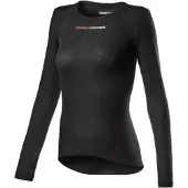 Castelli Prosecco Tech Black Woman T-Shirt, Size XS.