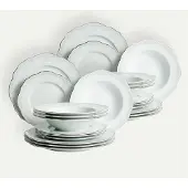 Fyrklövern Moments tallriksset 24 delar, 8 pers Servis Tallrikar set