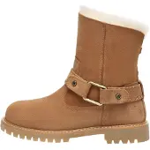 EVER AU Women Pheasant Mid Calf Fashion Boots - Kastanj