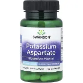 Swanson Health , Kaliumaspartat, 99 mg, 60 kapslar