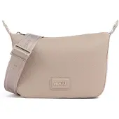 HUGO Grained faux-leather shoulder bag with gold-tone hardware