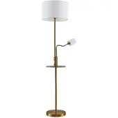 LINDBY Golvlampa , Aovan, Brons / antikmässing, Vardagsrum, Metall, Modern
