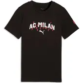 Puma Milan T-shirt Ftblculture Jr - Svart/vit - , storlek 152 cm