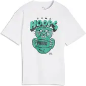 Puma T-shirt 'Flagrant Foul' jade / svart / vit