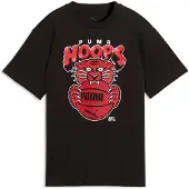 Puma T-shirt 'Flagrant Foul' röd / svart / vit