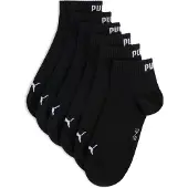 Puma Ankelstrumpor - 3-pack - Quarter Plain - Svart - - 43/46 - Strumpor