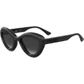 Moschino Dam 55mm Svarta Solglasögon MOS163-S-807-55