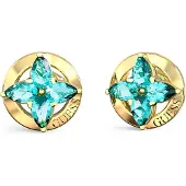 GUESS Örhängen aqua / guld