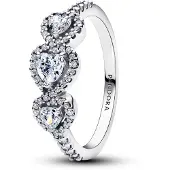 Pandora Timeless silver hjärttrilogin ring 194413C01-50