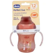 Chicco 00006951150000, Single, 0,2 l, Rosa, Plast, Silikon, Bägare, Universal