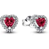 Pandora Timeless hjärtörhängen silver 298427C04