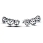 Pandora Timeless silver hjärtörhängen 294411C01