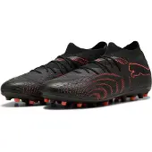 Puma Future 9 Match MG Eclipse - Svart/Röd/Strong Gray - Multi Ground (MG), storlek 43