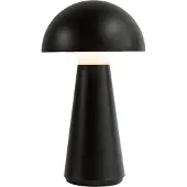 Sirius Sam Genopladelig Lampe - Sort - H 28 cm