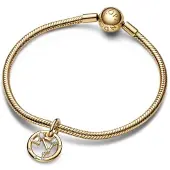 Pandora Moments Charm dangle Libra Zodiac horoskop smycke 762712C01
