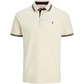 Jack & Jones T-shirt 'JJEPaulos' marinblå / burgunder / vit