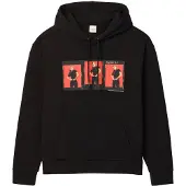 Calvin Klein Kate Moss Fleece Graphic Relaxed Hoodie