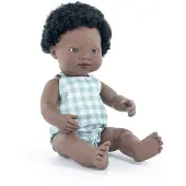 Miniland Afrikansk Babydocka 38 Cm
