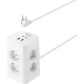 Anker USB-strömfördelare 12-i-1 20W vit