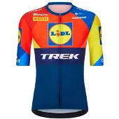 Santini Replica Lidl-trek 2025 Korta ärmar Cykeltröja