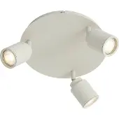 QAZQA Modern infälld spotlight beige 3-ljus IP44 - Ducha