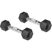 Olive Rubber Hex 2kg Hantel 2 Enheter