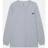 Dickies Pocket Långärmad T-Shirt i Bomull för Män - Grå