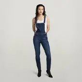 G-Star Lynn High Slim Navy Overall - Medium blue - Women