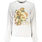 Cavalli Class Blommönster långärmad sweatshirt
