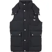 Philipp Plein Nylon Pufferväst Gothic Plein