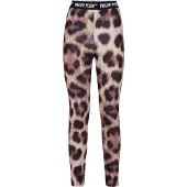 Philipp Plein Byxor med hög midja i leopardmönster