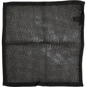 Dolce&Gabbana Svart mönstrad bomulls fyrkantig foulard-scarf