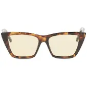 Yves Saint Laurent Acetatbågade solglasögon