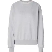 Calvin Klein Grigio Bomullströja för kvinnor