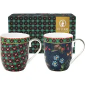 Pip studio Set/2 Mug BerryBlues 145ml