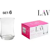 LAV Set Med 6 Lune-glas 225ml