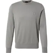 Hugo Boss Cotton-blend sweater with logo patch