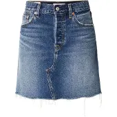 Levi's Kjol 'Deconstructed Skirt' blå denim