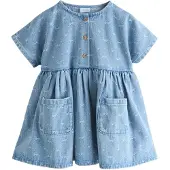 Next Klänning blå denim