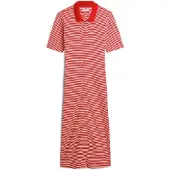 Tommy Hilfiger Gold Tone Button Midi Polo Dress