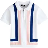 Next T-shirt blå / ljusrosa / vit