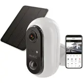 Muvit Io Caméra - MUVIT - iO - WiFi Full HD 1080P - Détecteur de mouvement - Solaire 3W